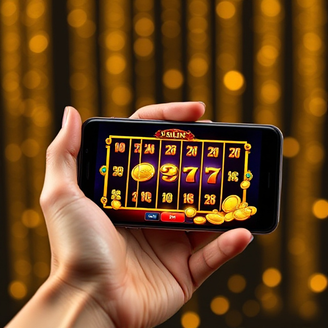 Mobile online slot game on smartphone for Singapore and Southeast Asia players